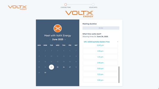 How to Book a Call with VoltX Energy Experts in Seconds