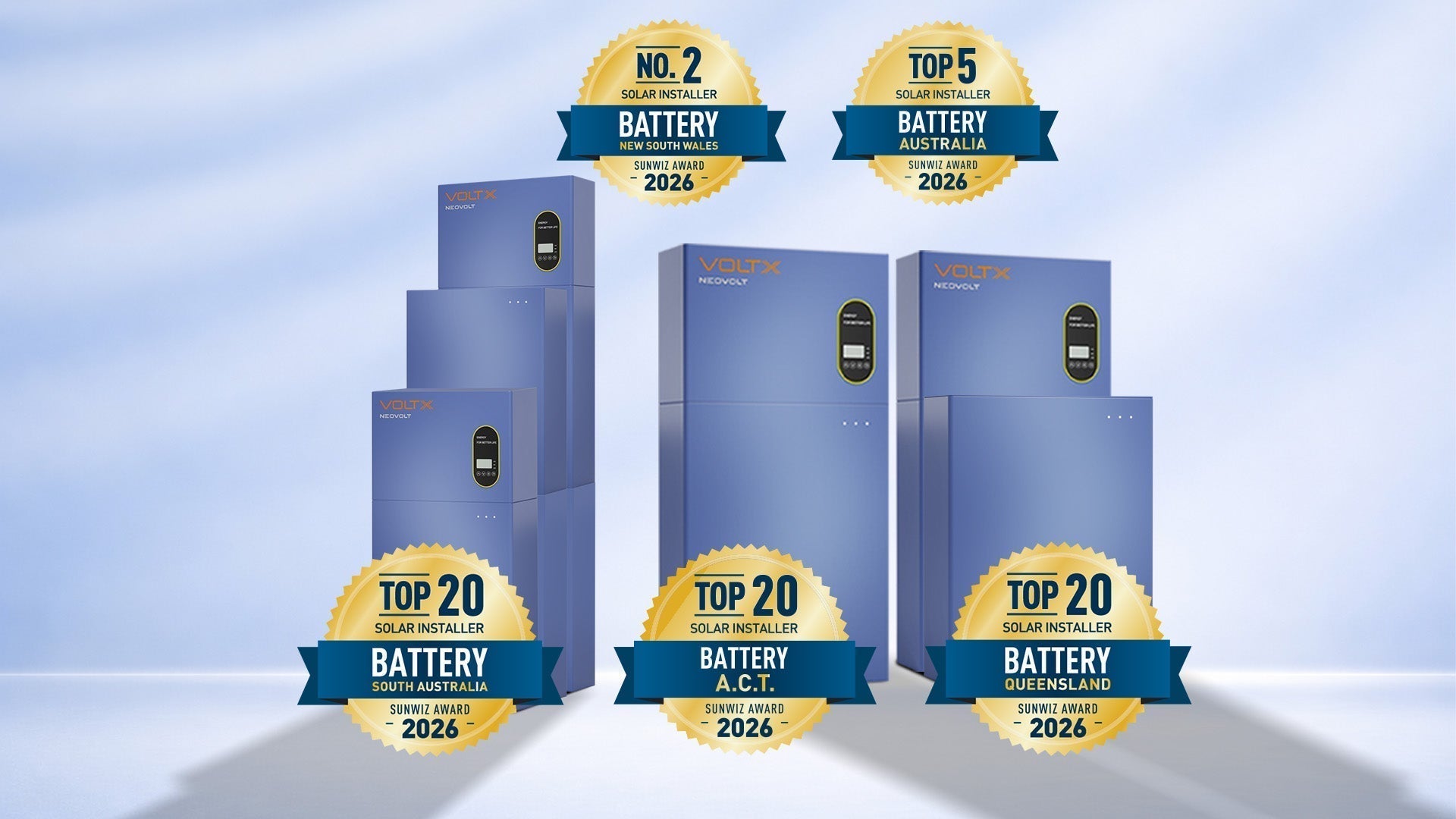 VoltX Energy Takes Home 5 SunWiz Awards