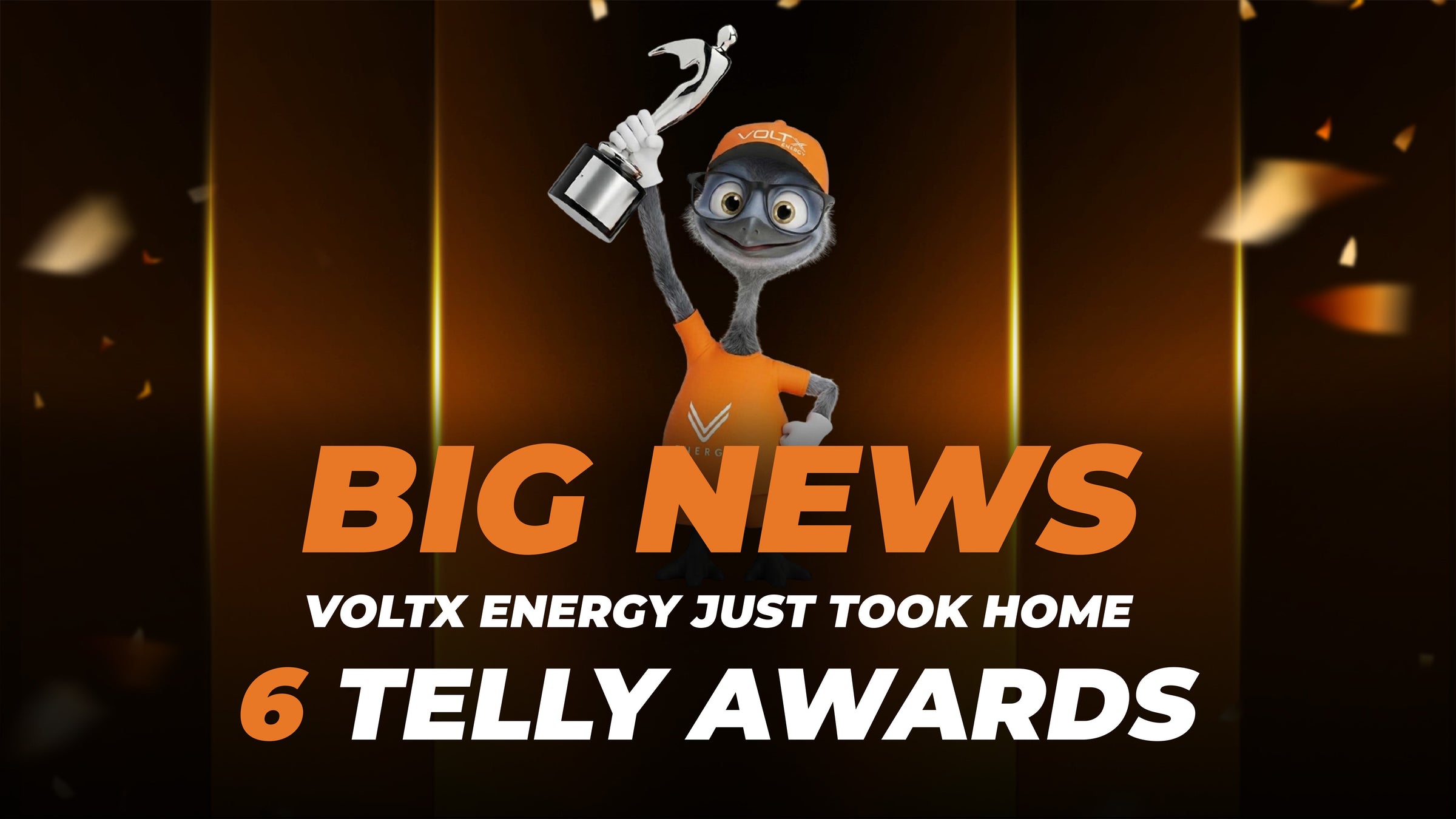 Six Telly Awards for VoltX Energy's Clean Energy Story
