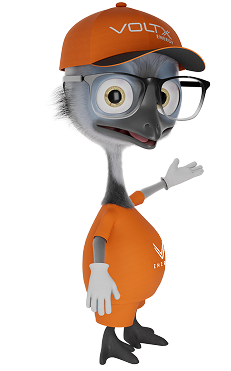 VoltX Energy mascot