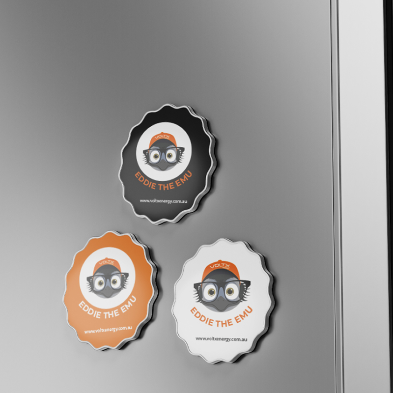 Eddie Fridge Magnets Set of 3